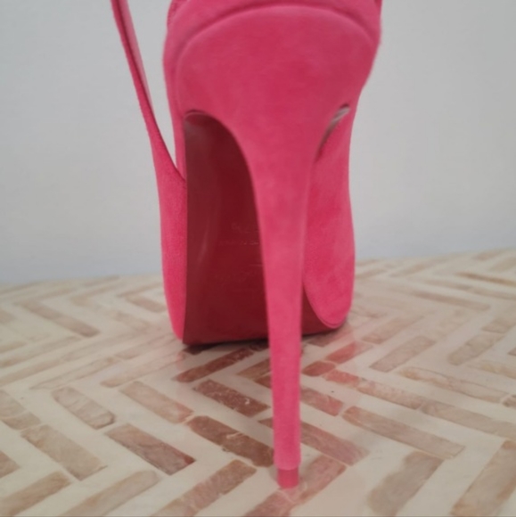 NIB CHRISTIAN LOUBOUTIN PEEP TOE PLATFORM - Picture 2 of 4